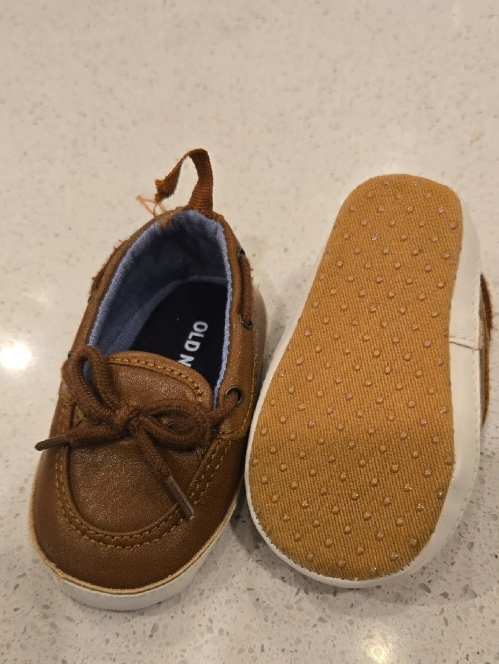 Old Navy Brown BABY Moccasin Boat Shoes